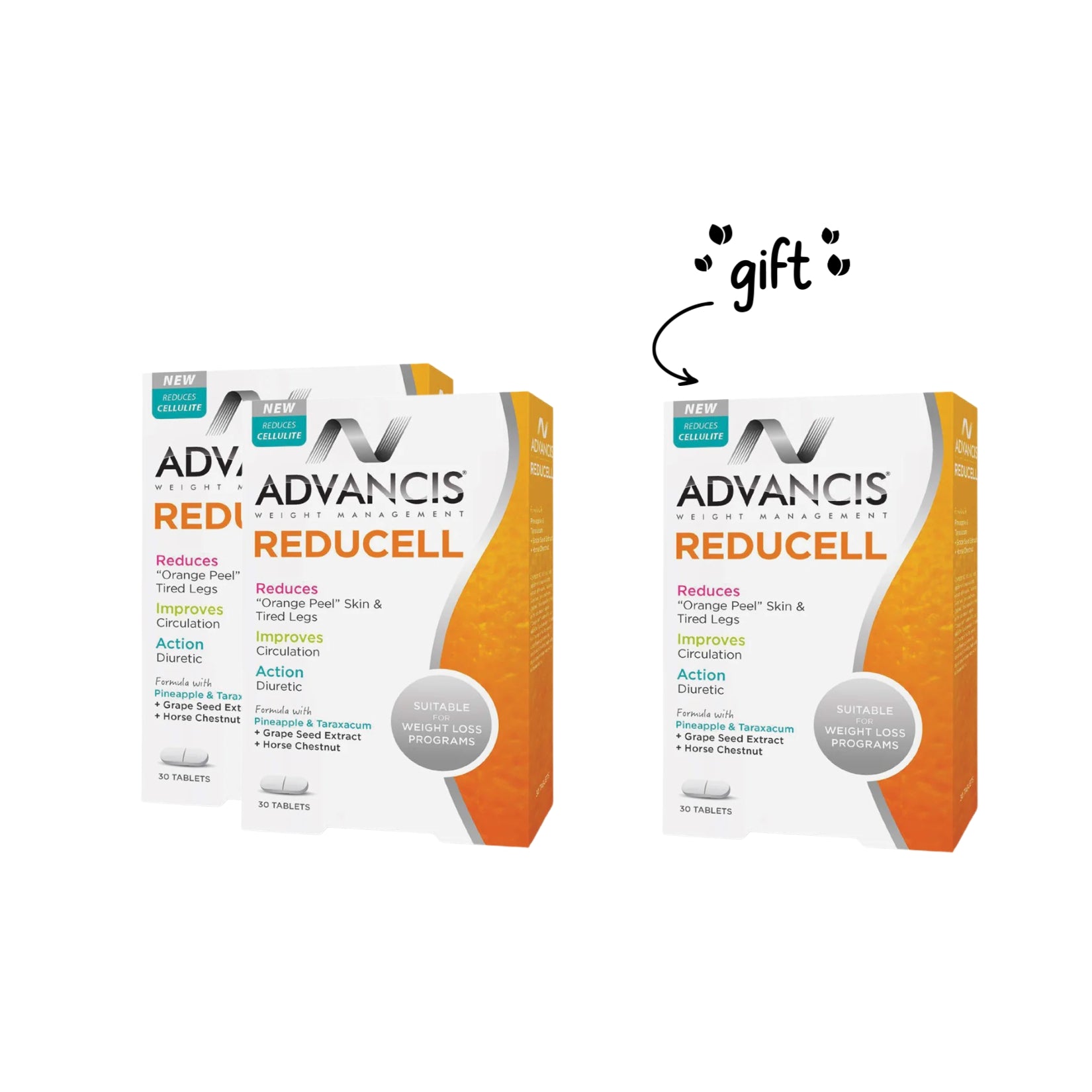 Buy 2 Get 1 | Cell Reducer 3x30 Tablets